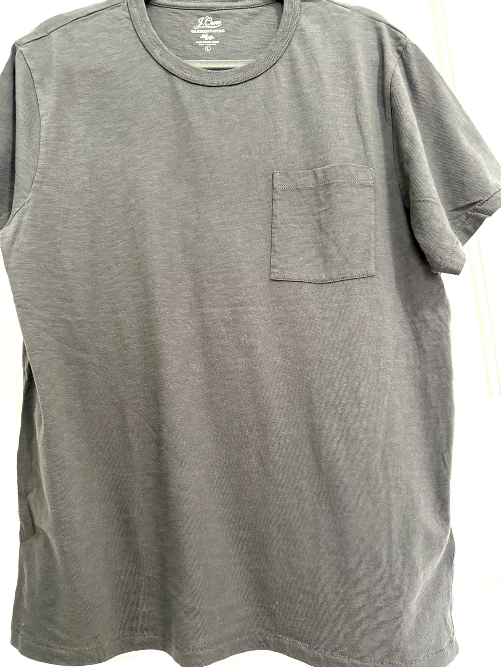 J. Crew Men's Pocket Tee in Slate Gray